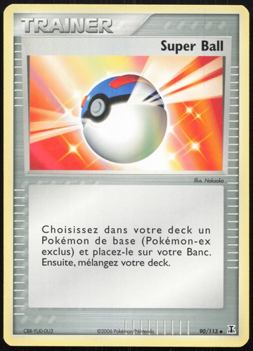 Carta pokémon super palla - pokémon,