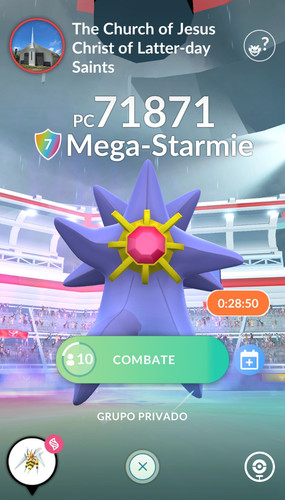 Super mega starmie - raid, day