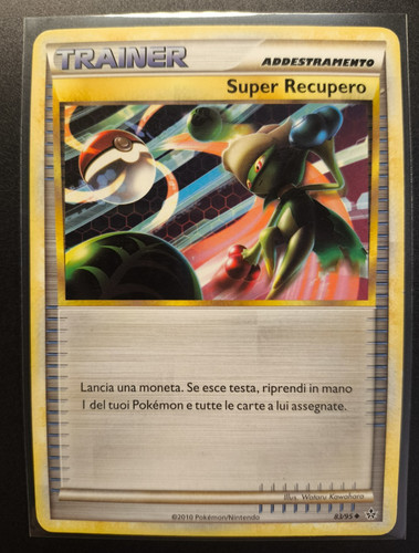 Carta pokemon super - carta, recupero