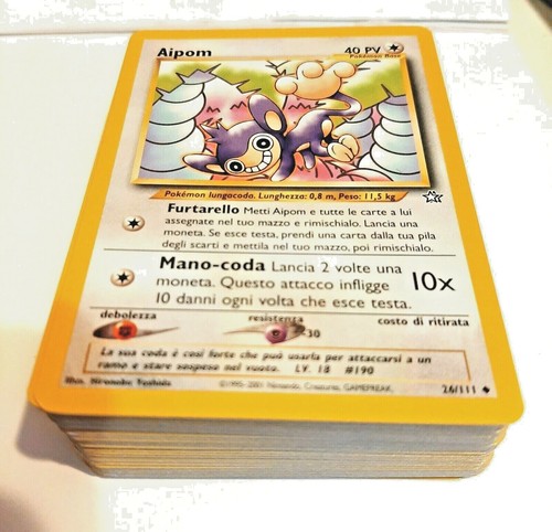 Carte pokemon neo - carte,